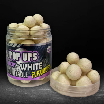 Pro Elite Baits - Pop Ups Customizable Flavour Fluor White