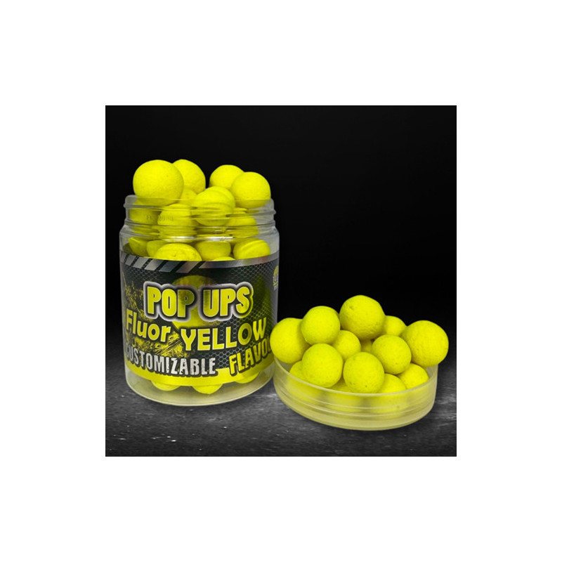 Pro Elite Baits - Pop Ups Customizable Flavour Fluor Yellow Pro Elite Baits - Pop Ups Customizable Flavour Fluor Yellow