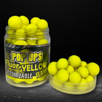 Pro Elite Baits - Pop Ups Customizable Flavour Fluor Yellow