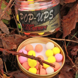 Pro Elite Baits - Pop Ups Gold Bloody Mulberry Fluo Pro Elite Baits - Pop Ups Gold Bloody Mulberry Fluo