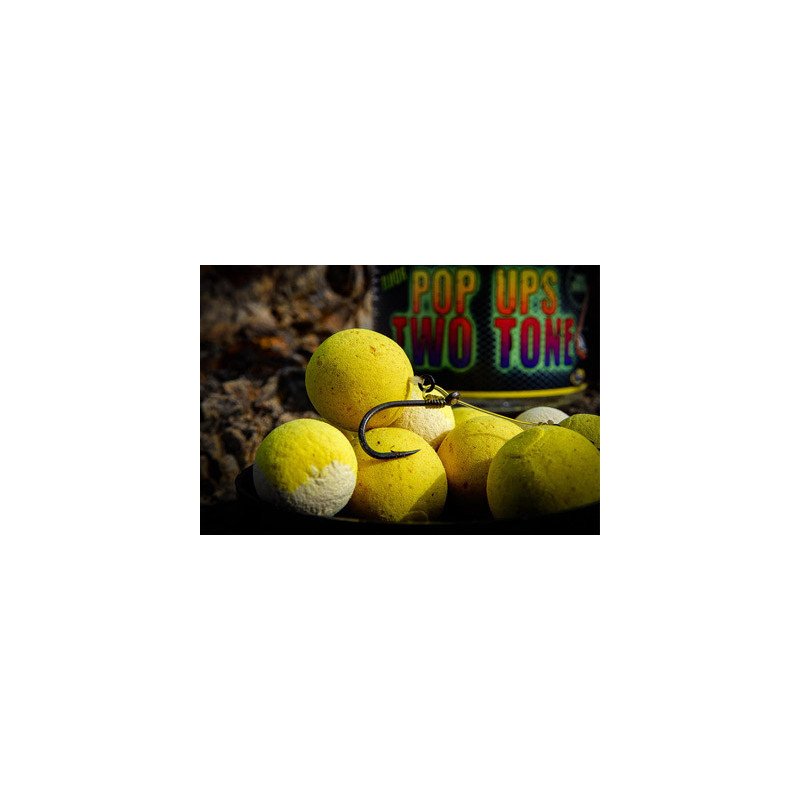 Pro Elite Baits - Pop Ups Two Tone Pineapple Scopex Fluo Pro Elite Baits - Pop Ups Two Tone Pineapple Scopex Fluo