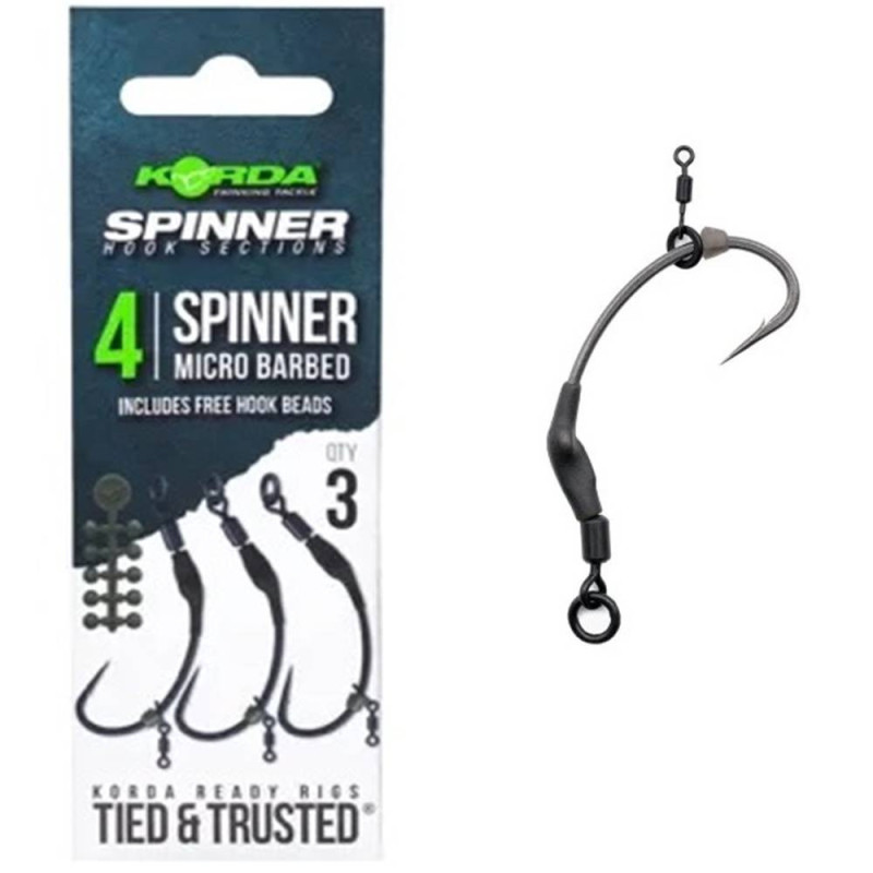 Korda - Spinner Hook Sections Micro Barbed Korda - Spinner Hook Sections Micro Barbed