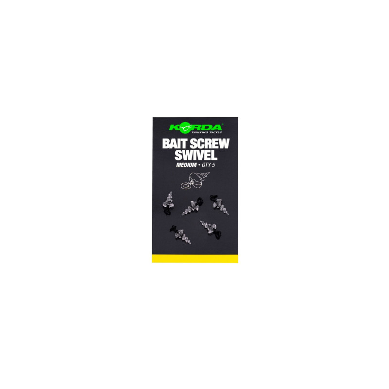 Korda - Bait Screw Swivel Médium Korda - Bait Screw Swivel Médium