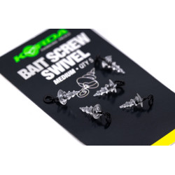 Korda - Bait Screw Swivel Médium Korda - Bait Screw Swivel Médium