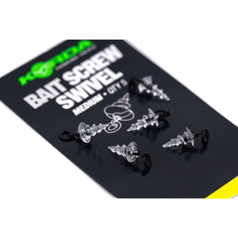 Korda - Bait Screw Swivel Médium Korda - Bait Screw Swivel Médium