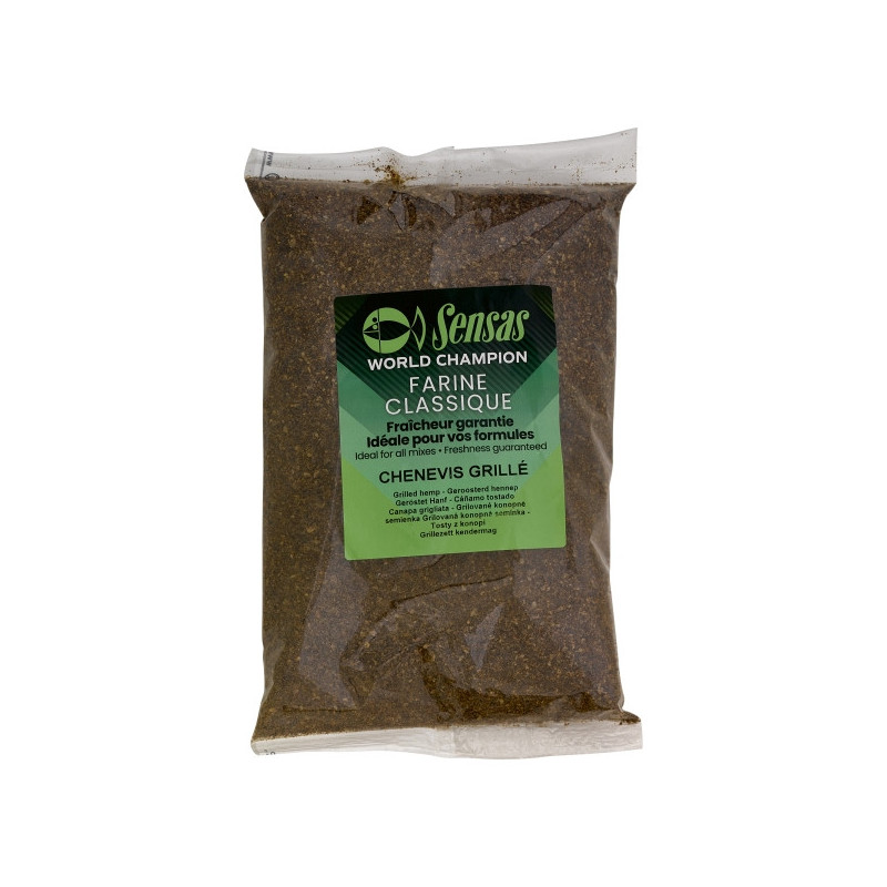 Sensas - Farine classique Chènevis grillé Sensas - Farine classique Chènevis grillé