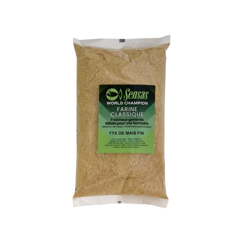 Sensas - Farine classique TTX de Maïs Fin Sensas - Farine classique TTX de Maïs Fin