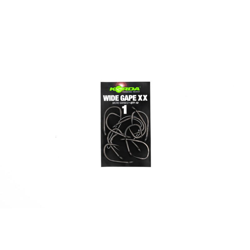 Korda - Hameçons Wide Gape XX Micro Barbed Korda - Hameçons Wide Gape XX Micro Barbed