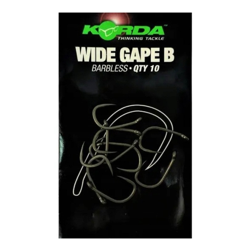 Korda - Hameçons Wide Gape XX Micro Barbed