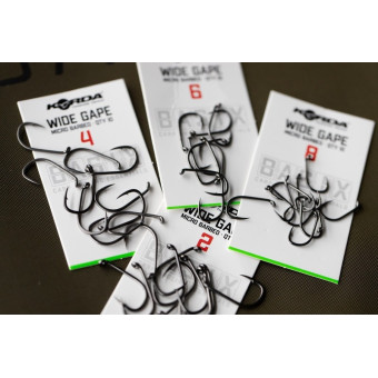 Korda - Hameçons Wide Gape Basix Micro Barbed