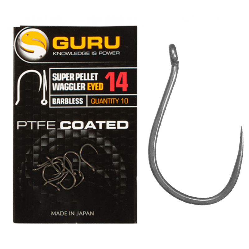 Guru - Hameçon Super Pellet Waggler Barbless Eyed Guru - Hameçon Super Pellet Waggler Barbless Eyed