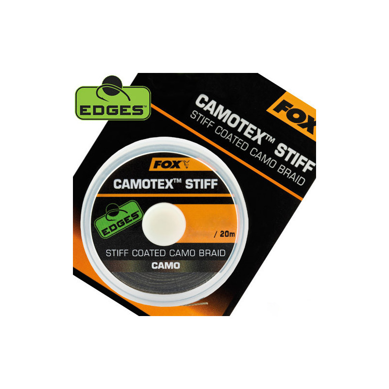 Fox Edges - Tresse Camotex Stiff Coated Camo