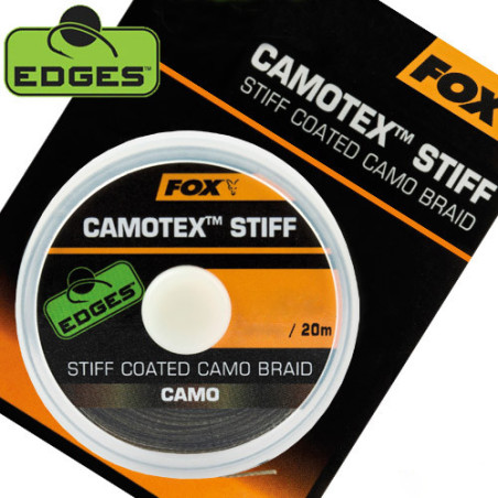 Fox Edges - Tresse Camotex Stiff Coated Camo