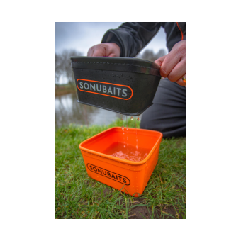 Sonubaits - Bac EVA Bait Tub & Strainer Set Médium 3L