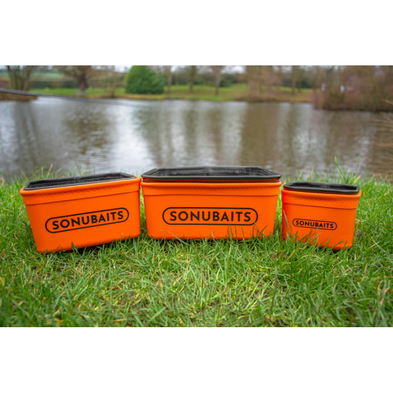 Sonubaits - Bac EVA Bait Tub & Strainer Set Médium 3L Sonubaits - Bac EVA Bait Tub & Strainer Set Médium 3L
