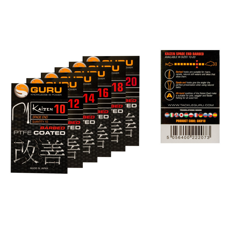 Guru - Hameçon Kaizen Spade End Barbed Guru - Hameçon Kaizen Spade End Barbed