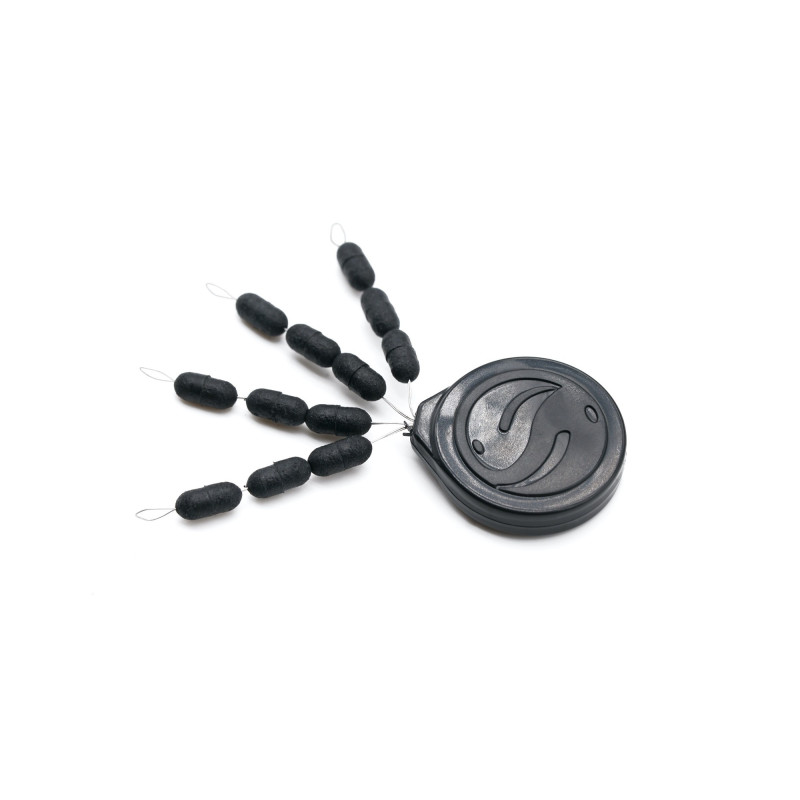 Guru - Stop Float Super Tight Line Stops Oval Black Guru - Stop Float Super Tight Line Stops Oval Black