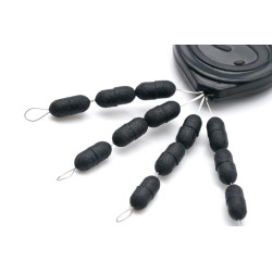 Guru - Stop Float Super Tight Line Stops Oval Black Guru - Stop Float Super Tight Line Stops Oval Black