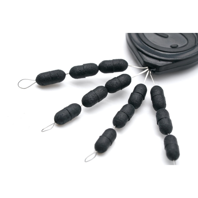 Guru - Stop Float Super Tight Line Stops Oval Black Guru - Stop Float Super Tight Line Stops Oval Black