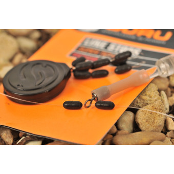 Guru - Stop Float Super Tight Line Stops Oval Black