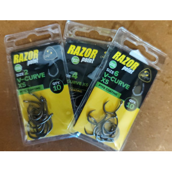 Carp Spirit - Hameçon Razor Point V Curve XS