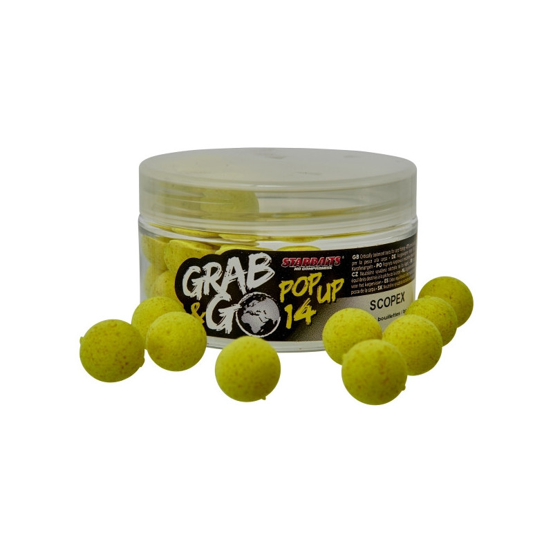 Starbaits - Pop Up Grab and Go Scopex 14mm Starbaits - Pop Up Grab and Go Scopex 14mm