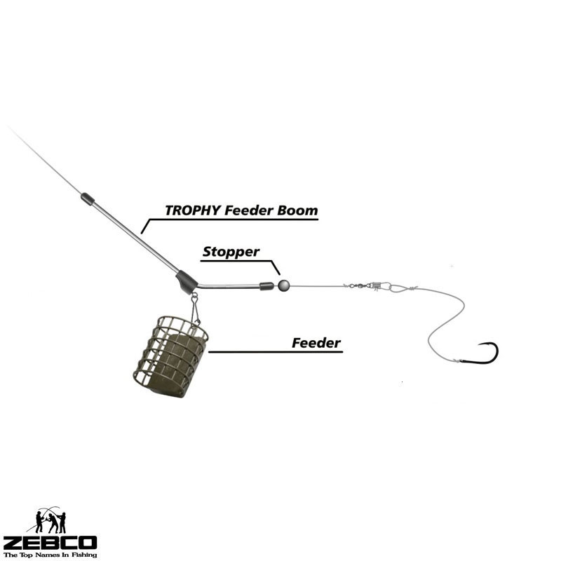 Zebco - Coulisseau Straight Feeder Boom 10 cm Zebco - Coulisseau Straight Feeder Boom 10 cm
