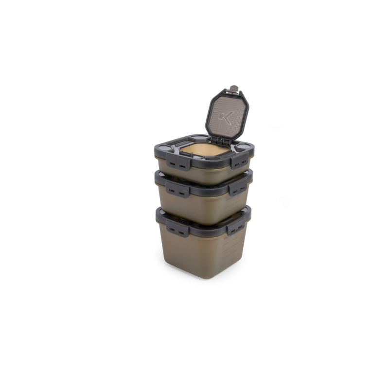 Korum - Boîte à Esches Click Lock Bait Tubs 2pt Korum - Boîte à Esches Click Lock Bait Tubs 2pt