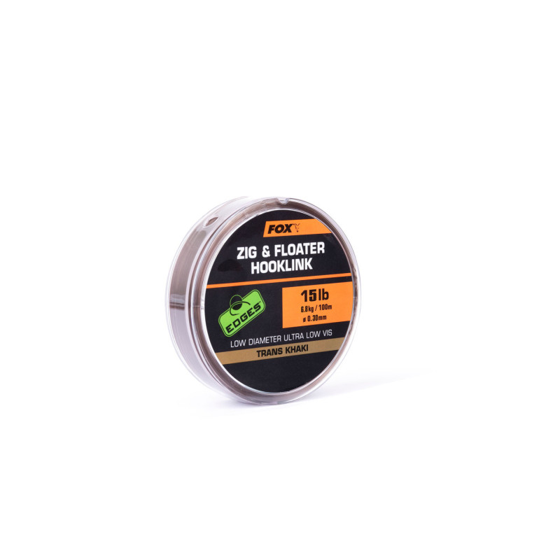 Fox Edges - Nylon Spécial Bas de ligne Zig & Floater Hooklink Fox Edges - Nylon Spécial Bas de ligne Zig & Floater Hooklink