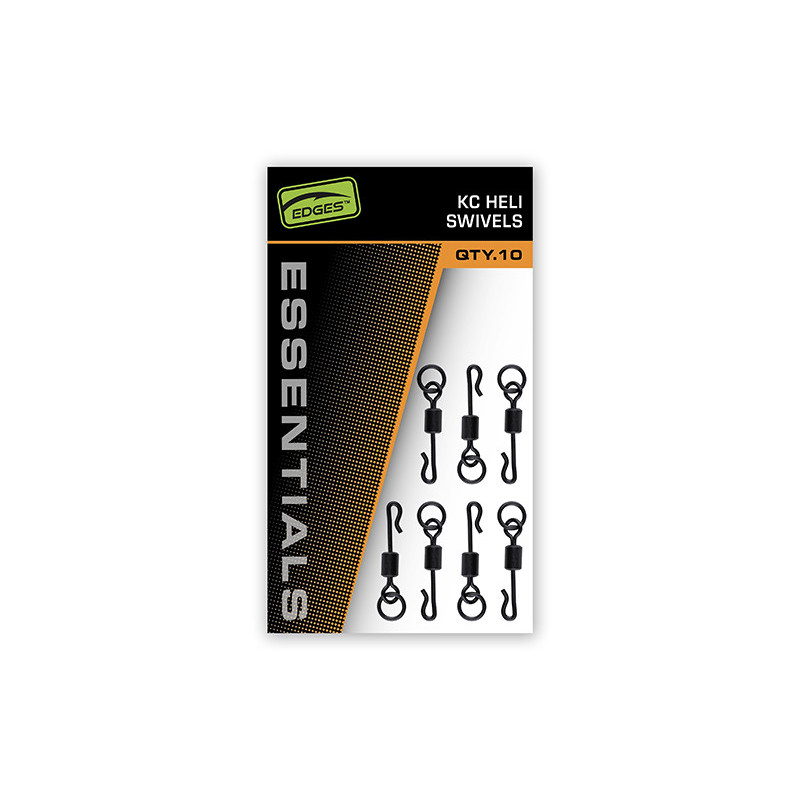 Fox Edges - Agrafes KC Heli Swivels Fox Edges - Agrafes KC Heli Swivels