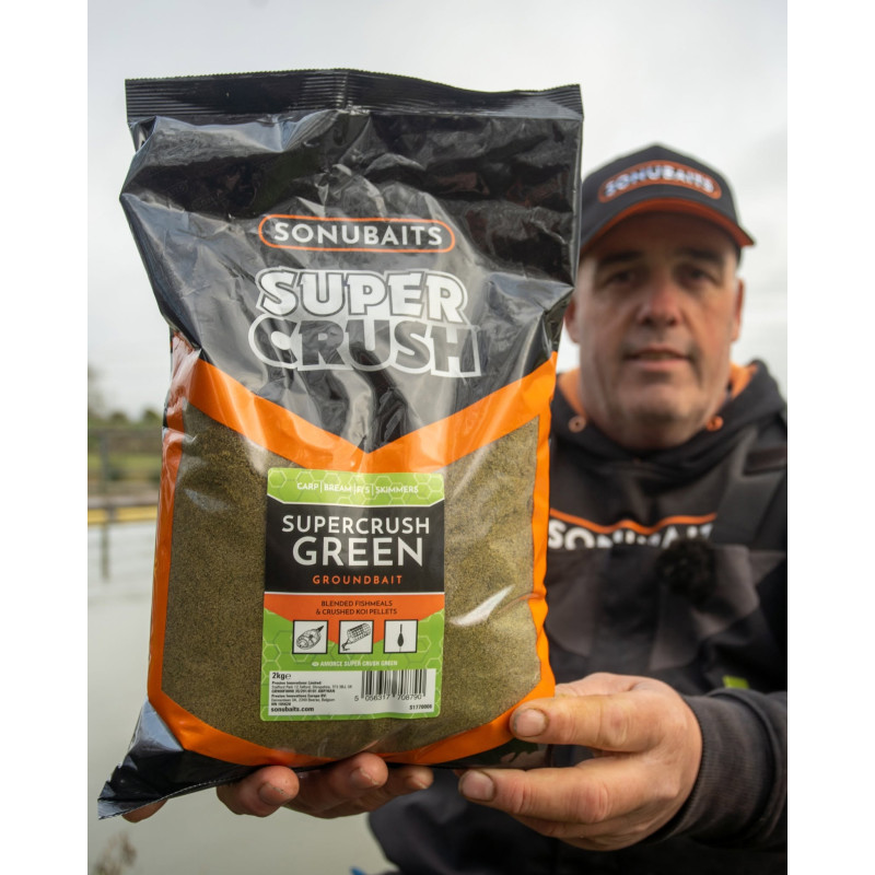 Sonubaits - Amorce Super Crush Green 2kg Sonubaits - Amorce Super Crush Green 2kg