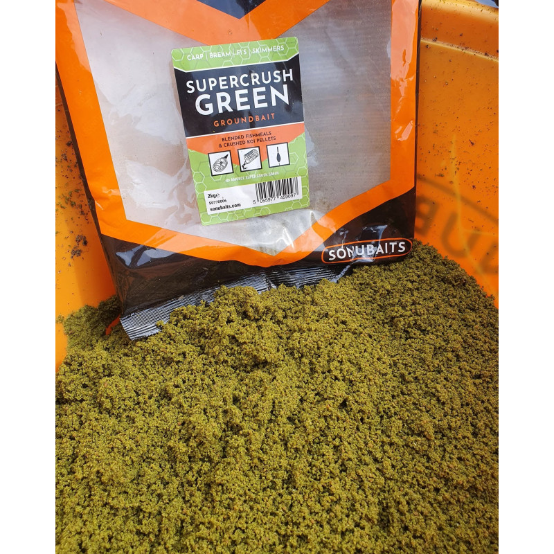 Sonubaits - Amorce Super Crush Green 2kg Sonubaits - Amorce Super Crush Green 2kg