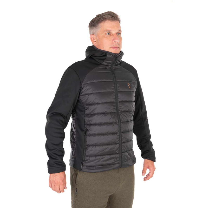 Fox - Veste Hybrid Jacket Black-Orange Fox - Veste Hybrid Jacket Black-Orange