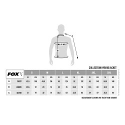 Fox - Veste Hybrid Jacket Black-Orange Fox - Veste Hybrid Jacket Black-Orange