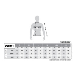 Fox - Classic Hoody Black-orange Fox - Classic Hoody Black-orange