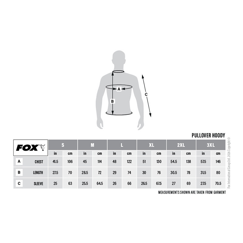 Fox - Classic Hoody Black-orange Fox - Classic Hoody Black-orange