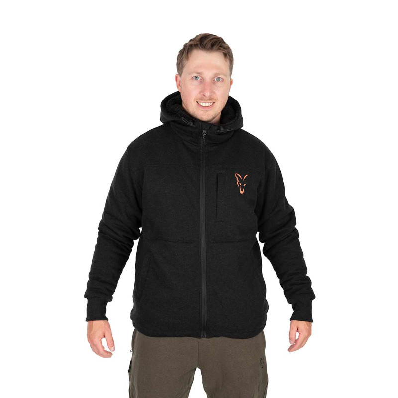 Fox - Veste Sherpa Jacket Black Orange Fox - Veste Sherpa Jacket Black Orange