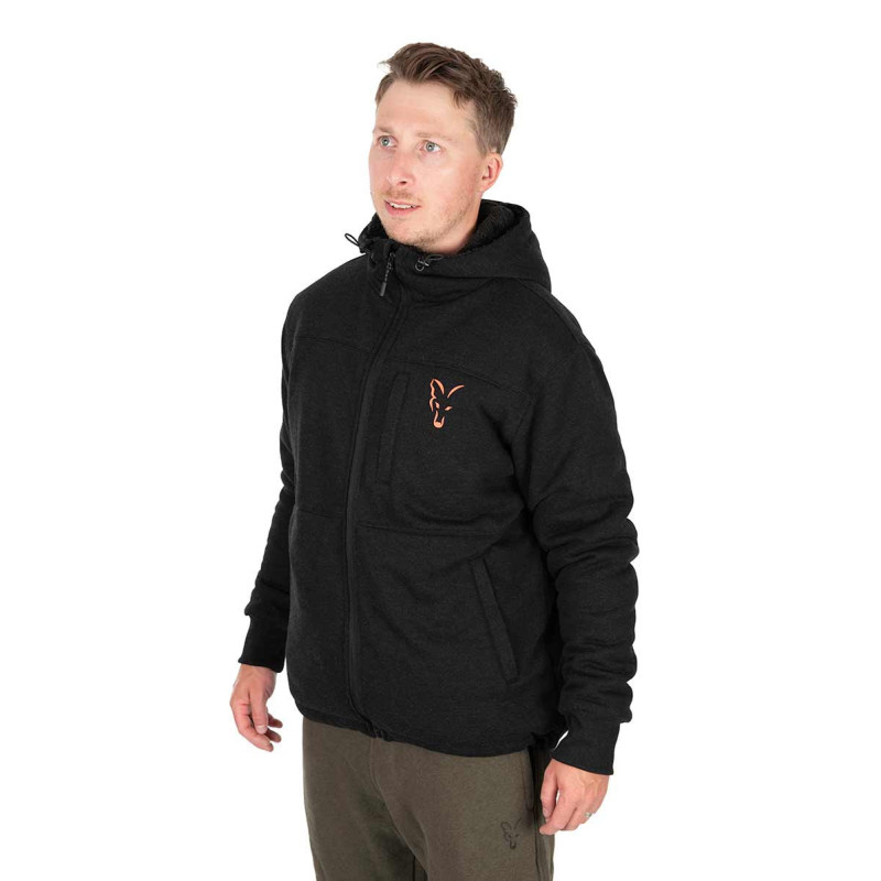 Fox - Veste Sherpa Jacket Black Orange Fox - Veste Sherpa Jacket Black Orange