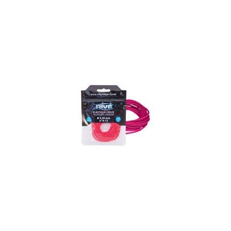 ÉLASTIQUE CREUX - 2.30 MM X 3M - ROSE RIVE