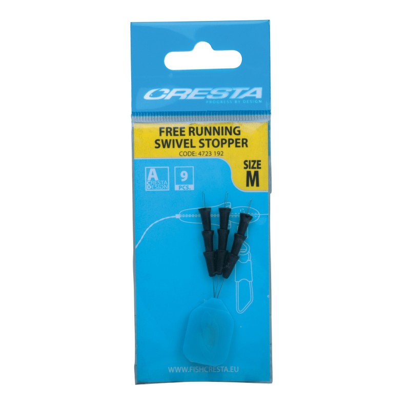 STOP FLOAT FREE RUNING SWIWEL STOPPERS M CRESTA