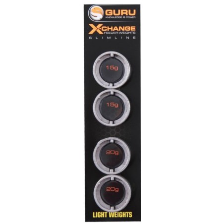 POIDS INTERCHANGEABLES  FEEDER WEIGHTS X CHANGE SLIMLINE GURU