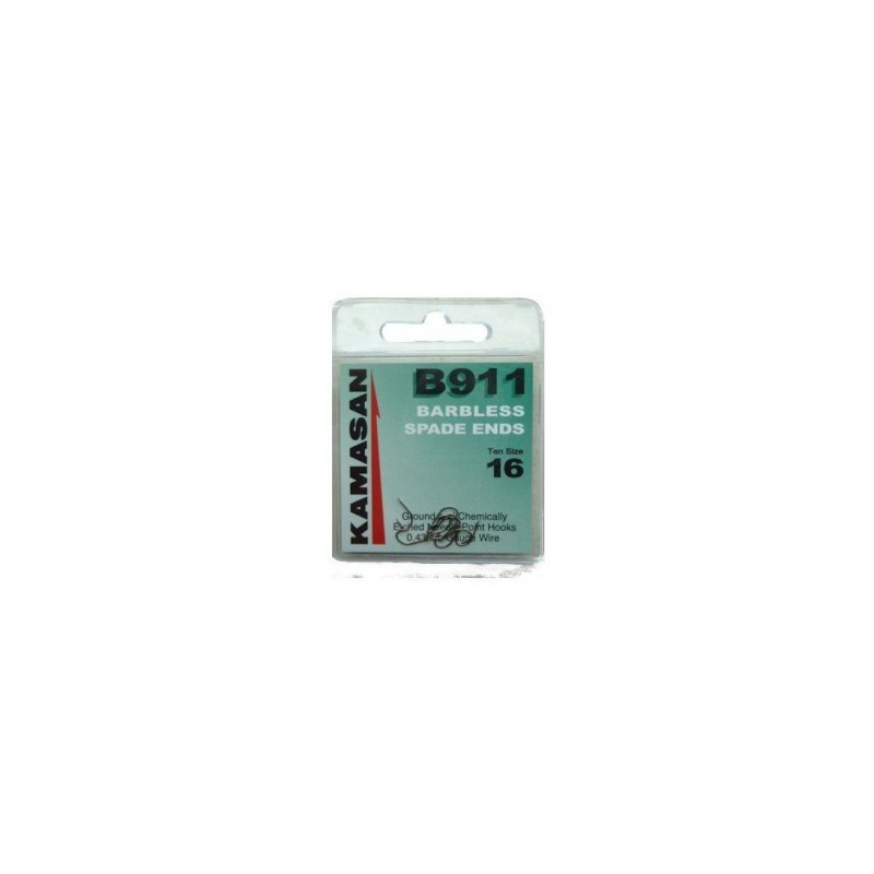HAMEÇON A PALETTE SANS ARDILLON B911 BARBLESS SPADE KAMASAN
