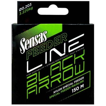 NYLON SENSAS FEEDER BLACK ARROW 150M