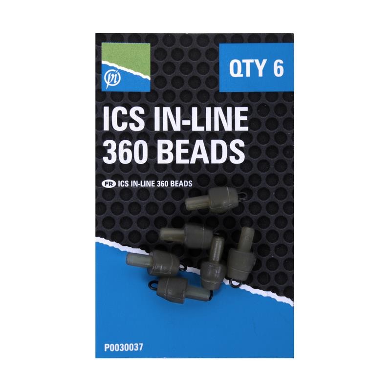 PERLE DE CONNEXION METHOD ICS IN LINE 360 BEADS PRESTON INNOVATIONS