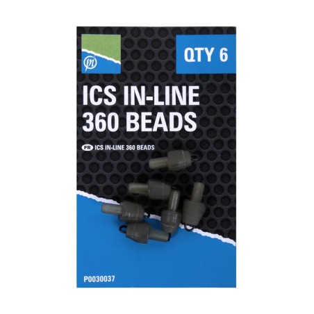 PERLE DE CONNEXION METHOD ICS IN LINE 360 BEADS PRESTON INNOVATIONS
