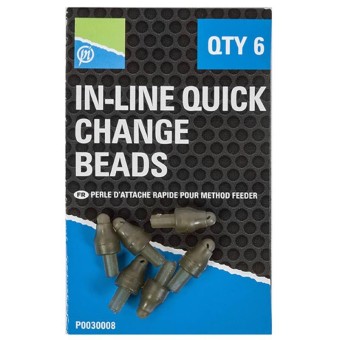 PERLE DE CONNEXION METHOD IN LINE QUICK CHANGE BEADS PRESTON INNOVATIONS