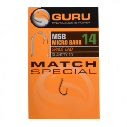 HAMEÇON MSB MATCH SPECIAL MICRO BARB GURU