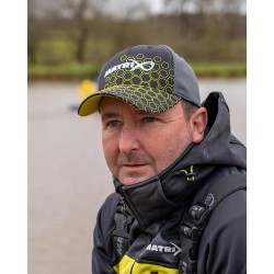 CASQUETTE HEX PRINT BASEBALL CAP BLACK MATRIX