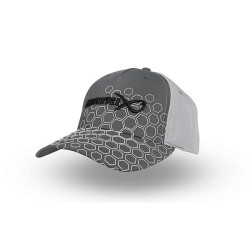CASQUETTE HEX PRINT BASEBALL CAP GREY MATRIX