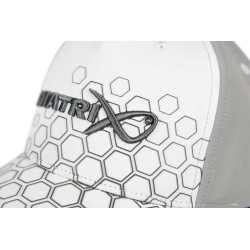 CASQUETTE HEX PRINT BASEBALL CAP WHITE MATRIX